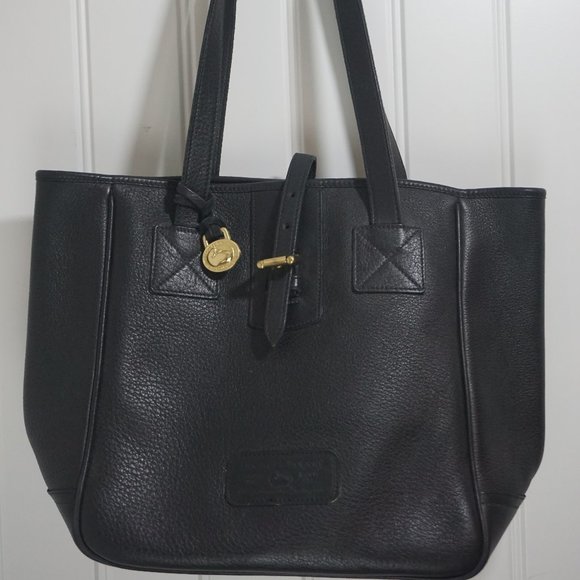 Dooney & Bourke Handbags - Vintage Black Leather Dooney & Bourke Bag